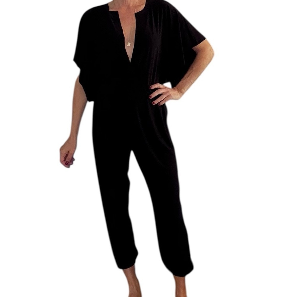 Misa Black Wide Sleeve Jumpsuit